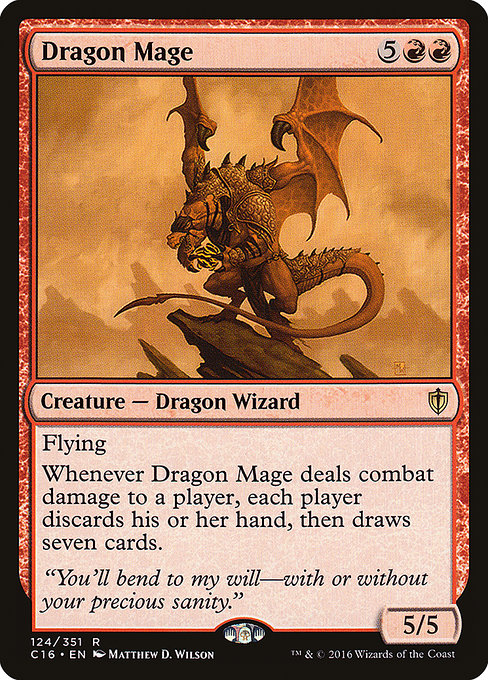 Commander 2016 - 124 - Dragon Mage - Rare - R - Non-foil