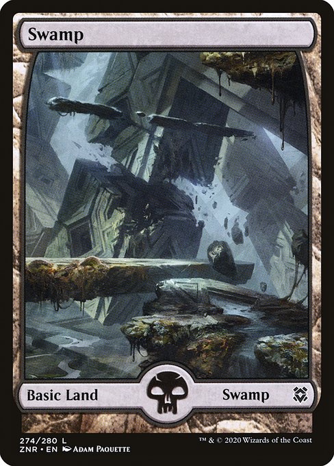 Zendikar Rising - 274 - Swamp - Common - C - Non-foil