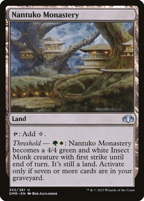 Dominaria Remastered - 252 - Nantuko Monastery - Uncommon - C - Non-foil