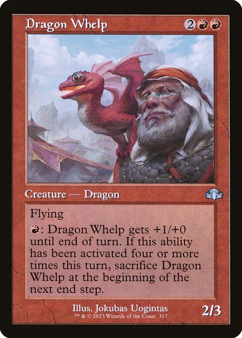 Dominaria Remastered - 317 - Dragon Whelp - Uncommon - R - Non-foil