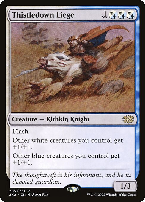 Double Masters 2022 - 285 - Thistledown Liege - Rare - WU - Non-foil