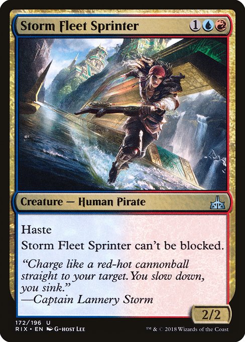 Rivals of Ixalan - 172 - Storm Fleet Sprinter - Uncommon - UR - Non-foil