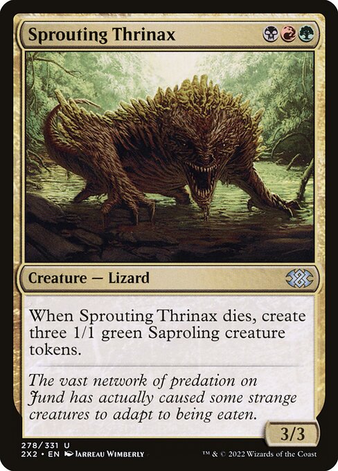 Double Masters 2022 - 278 - Sprouting Thrinax - Uncommon - Multi - Non-foil