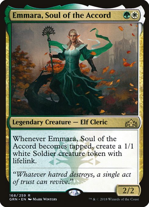 Guilds of Ravnica - 168 - Emmara, Soul of the Accord - Rare - WG - Foil