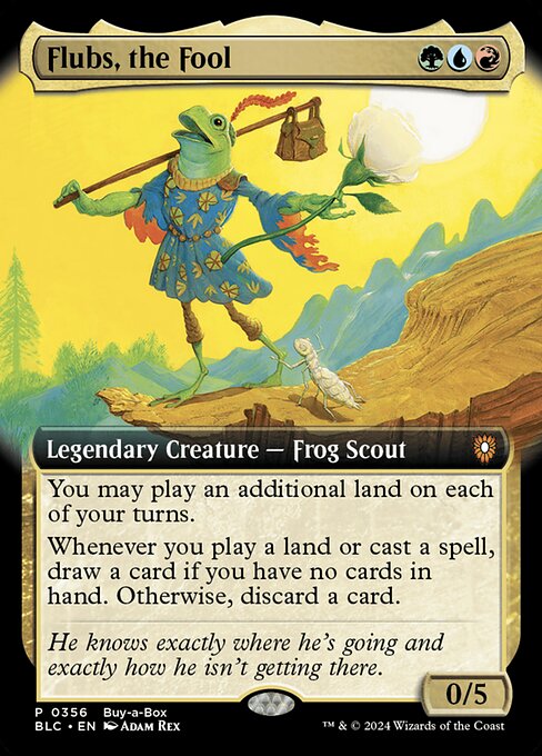 Bloomburrow Commander - 356 - Flubs, the Fool - Mythic - Multi - Non-foil - Promo