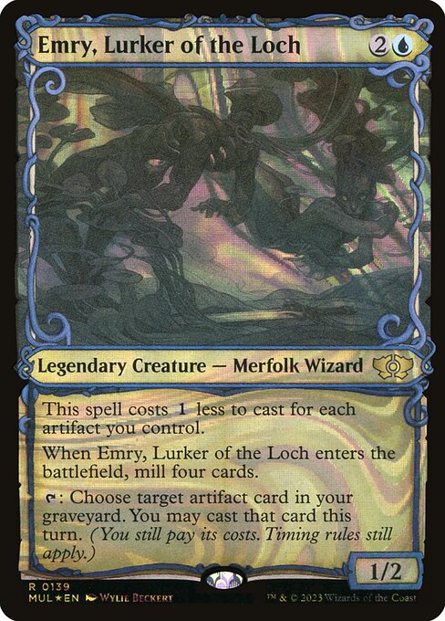 Multiverse Legends - 139 - Emry, Lurker of the Loch - Rare - U - Surge Foil