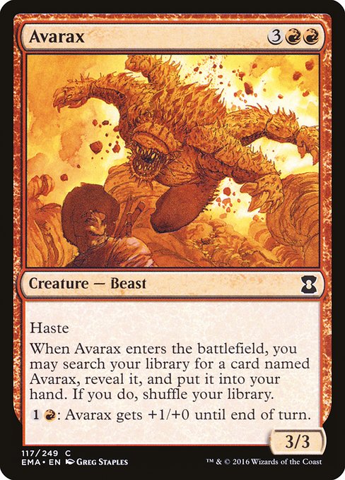 Eternal Masters - 117 - Avarax - Common - R - Foil