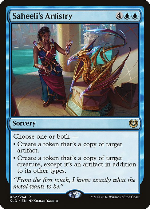 Kaladesh - 62 - Saheeli's Artistry - Rare - U - Non-foil