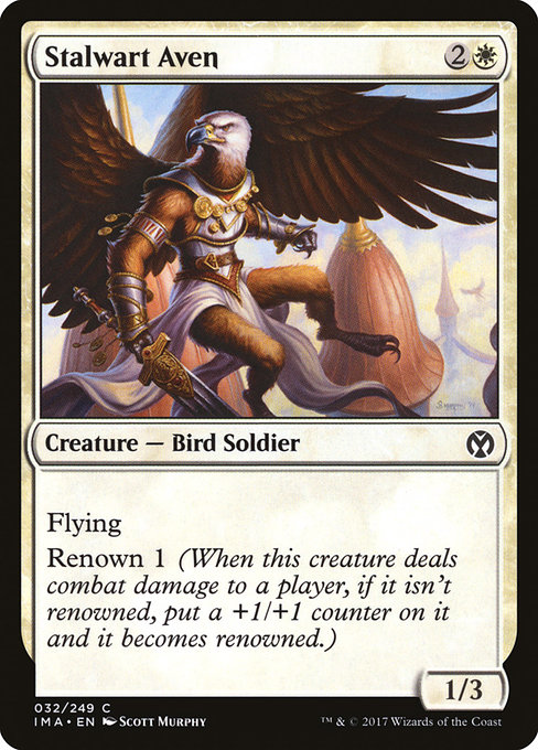 Iconic Masters - 32 - Stalwart Aven - Common - W - Non-foil