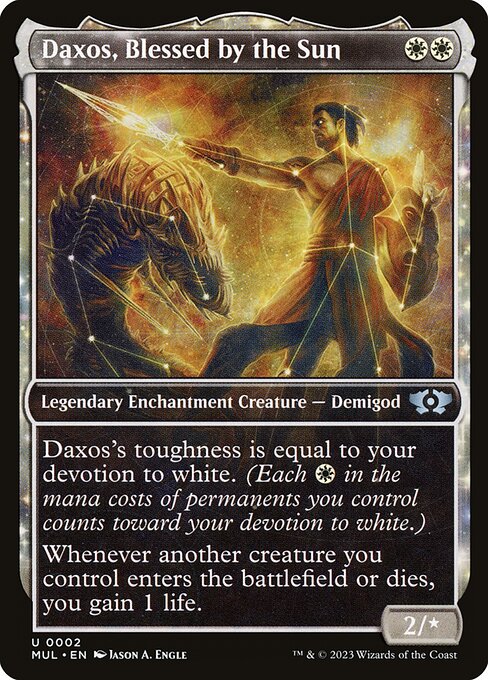 Multiverse Legends - 2 - Daxos, Blessed by the Sun - Uncommon - W - Non-foil