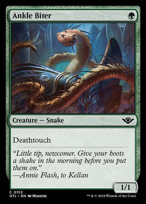 Outlaws of Thunder Junction - 153 - Ankle Biter - Common - G - Non-foil