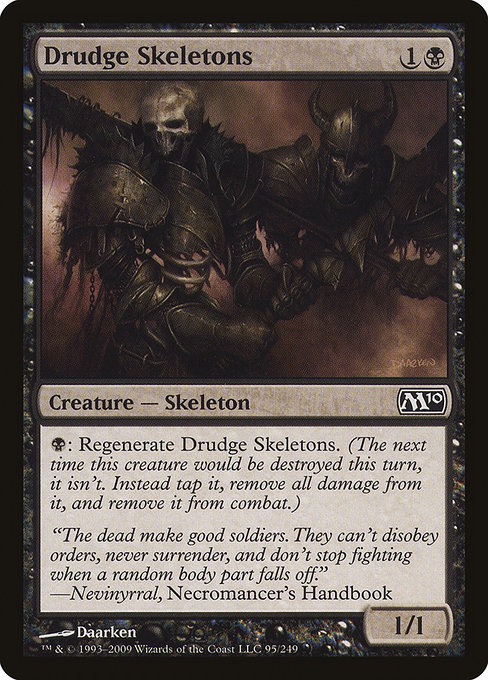 Magic 2010 - 95 - Drudge Skeletons - Common - B - Non-foil
