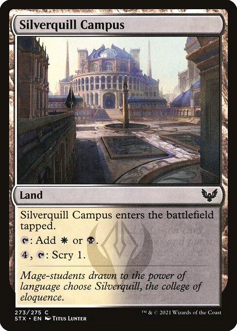 Strixhaven: School of Mages - 273 - Silverquill Campus - Common - C - Non-foil