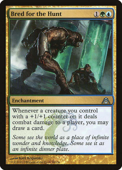 Dragon's Maze - 59 - Bred for the Hunt - Uncommon - UG - Non-foil