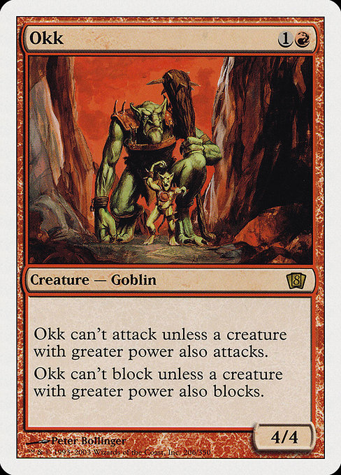 Eighth Edition - 206 - Okk - Rare - R - Non-foil