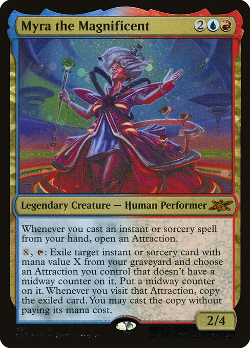 Unfinity - 461 - Myra the Magnificent - Mythic - UR - Galaxy Foil
