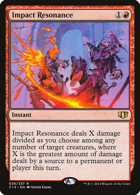 Commander 2014 - 36 - Impact Resonance - Rare - R - Non-foil