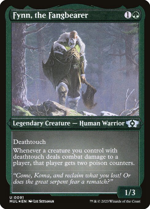 Multiverse Legends - 91 - Fynn, the Fangbearer - Uncommon - G - Non-foil