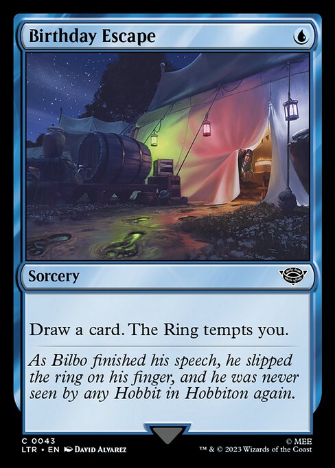 The Lord of the Rings: Tales of Middle-earth - 43 - Birthday Escape - Common - U - Non-foil