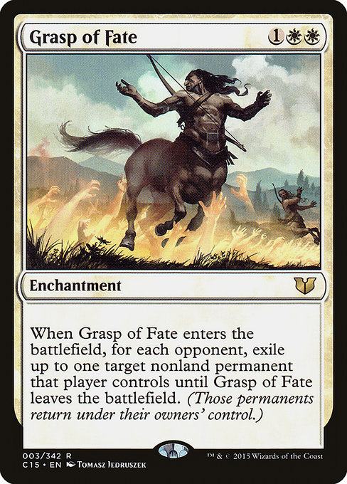 Commander 2015 - 3 - Grasp of Fate - Rare - W - Non-foil