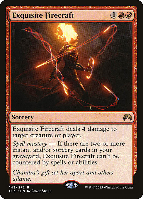 Magic Origins - 143 - Exquisite Firecraft - Rare - R - Non-foil