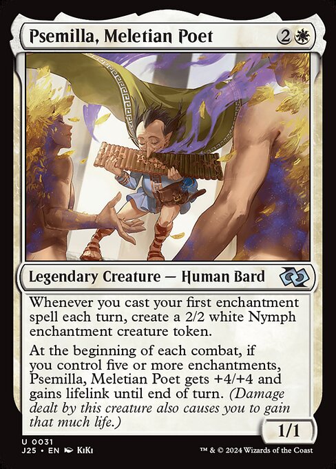 Foundations Jumpstart - 31 - Psemilla, Meletian Poet - Uncommon - W - Non-foil
