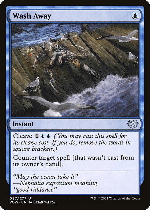 Innistrad: Crimson Vow - 87 - Wash Away - Uncommon - U - Non-foil