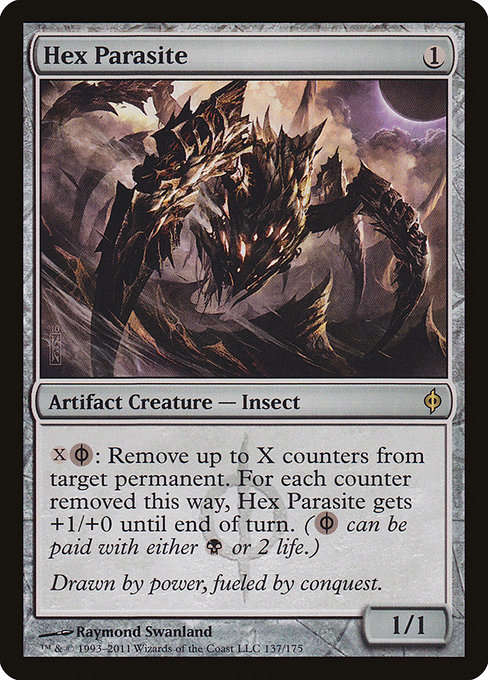New Phyrexia - 137 - Hex Parasite - Rare - C - Non-foil