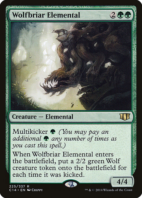 Commander 2014 - 225 - Wolfbriar Elemental - Rare - G - Non-foil