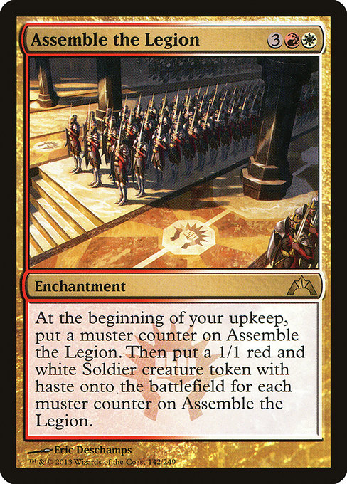 Gatecrash - 142 - Assemble the Legion - Rare - WR - Non-foil