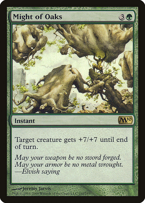 Magic 2010 - 192 - Might of Oaks - Rare - G - Non-foil