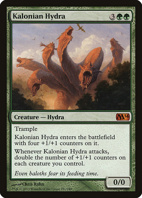 Magic 2014 - 181 - Kalonian Hydra - Mythic - G - Non-foil