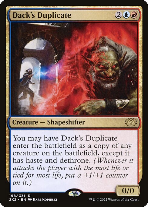 Double Masters 2022 - 198 - Dack's Duplicate - Rare - UR - Non-foil