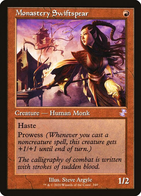 Time Spiral Remastered - 349 - Monastery Swiftspear - Special - R - Non-foil