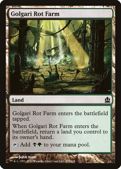 Commander 2011 - 275 - Golgari Rot Farm - Common - C - Non-foil