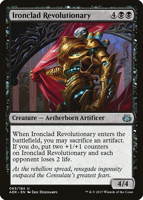 Aether Revolt - 65 - Ironclad Revolutionary - Uncommon - B - Non-foil