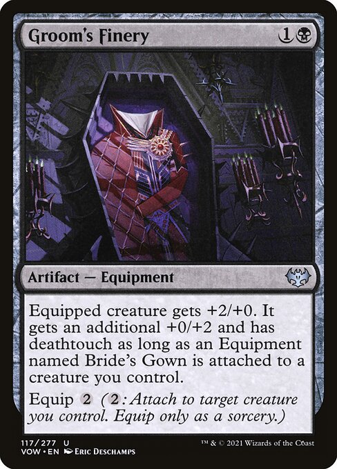 Innistrad: Crimson Vow - 117 - Groom's Finery - Uncommon - B - Non-foil