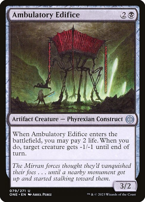 Phyrexia: All Will Be One - 79 - Ambulatory Edifice - Uncommon - B - Non-foil