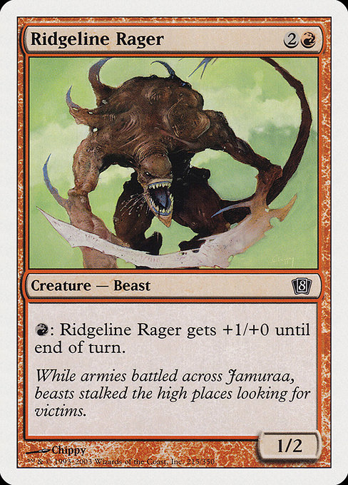 Eighth Edition - 215 - Ridgeline Rager - Common - R - Non-foil