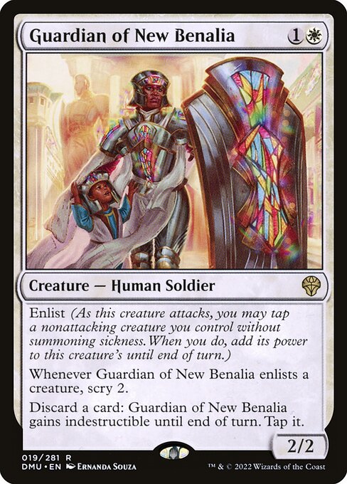 Dominaria United - 19 - Guardian of New Benalia - Rare - W - Non-foil