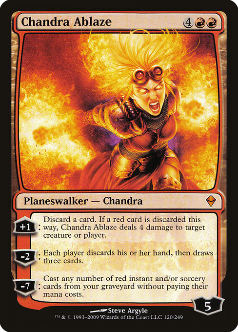 Zendikar - 120 - Chandra Ablaze - Mythic - R - Non-foil