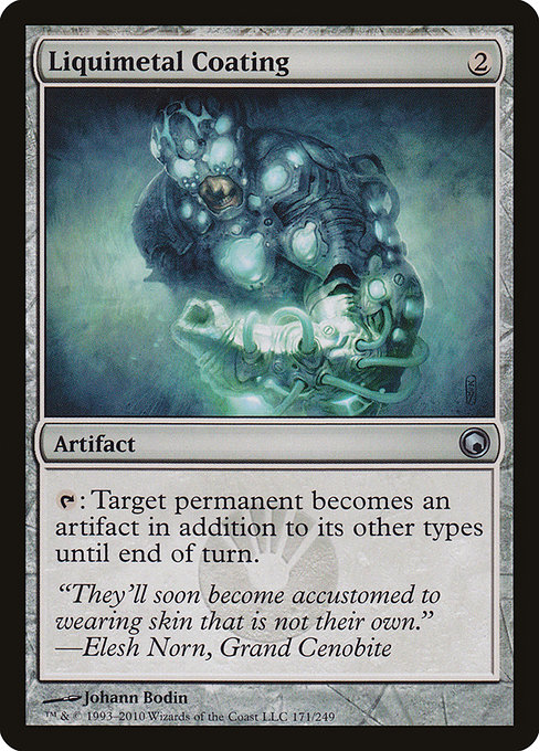Scars of Mirrodin - 171 - Liquimetal Coating - Uncommon - C - Non-foil