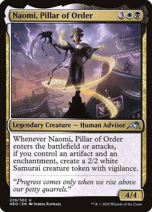 Kamigawa: Neon Dynasty - 229 - Naomi, Pillar of Order - Uncommon - WB - Non-foil