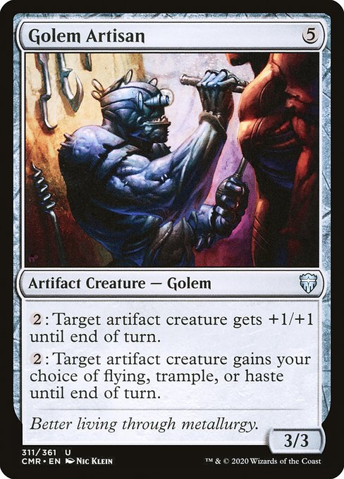 Commander Legends - 311 - Golem Artisan - Uncommon - C - Non-foil