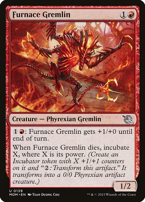 March of the Machine - 139 - Furnace Gremlin - Uncommon - R - Non-foil