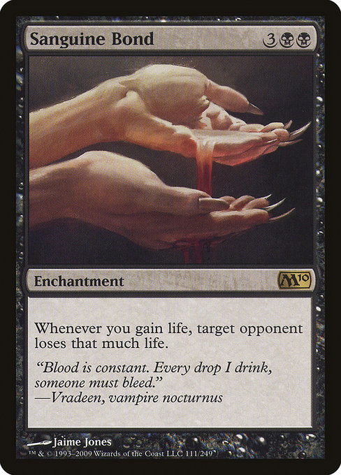 Magic 2010 - 111 - Sanguine Bond - Rare - B - Non-foil