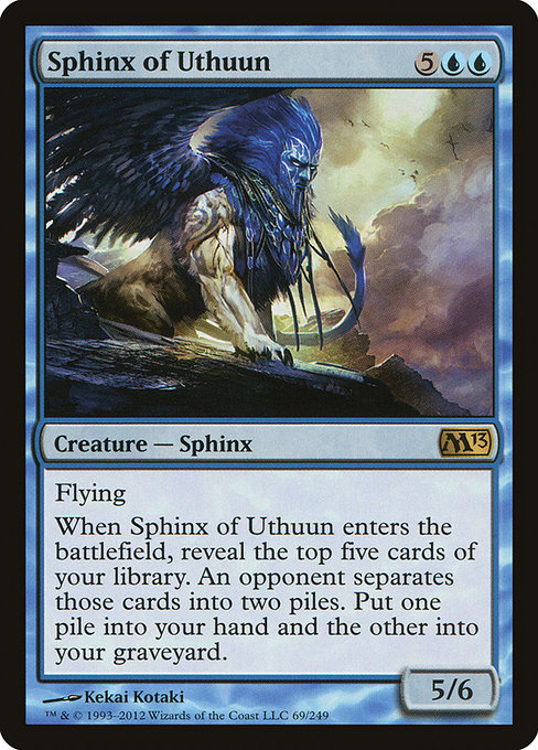 Magic 2013 - 69 - Sphinx of Uthuun - Rare - U - Non-foil