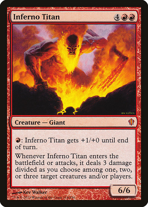 Commander 2013 - 114 - Inferno Titan - Mythic - R - Non-foil