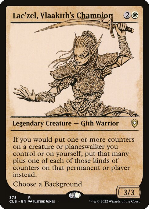 Commander Legends: Battle for Baldur's Gate - 378 - Lae'zel, Vlaakith's Champion - Rare - W - Foil