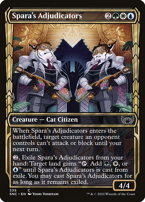 Streets of New Capenna - 335 - Spara's Adjudicators - Common - Multi - Non-foil